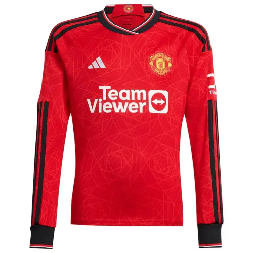 Camiseta Manchester United 1ª 2023/2024 Manga Larga