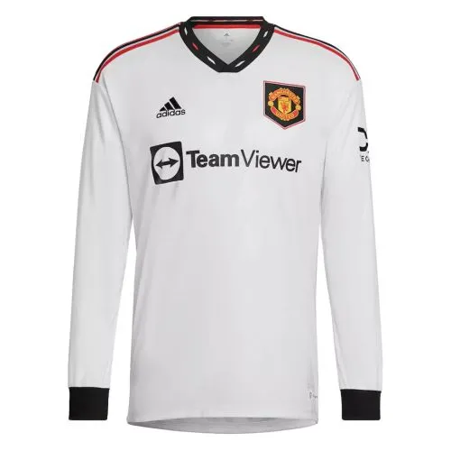 Camiseta Manchester United 2ª 2022/2023 Manga Larga